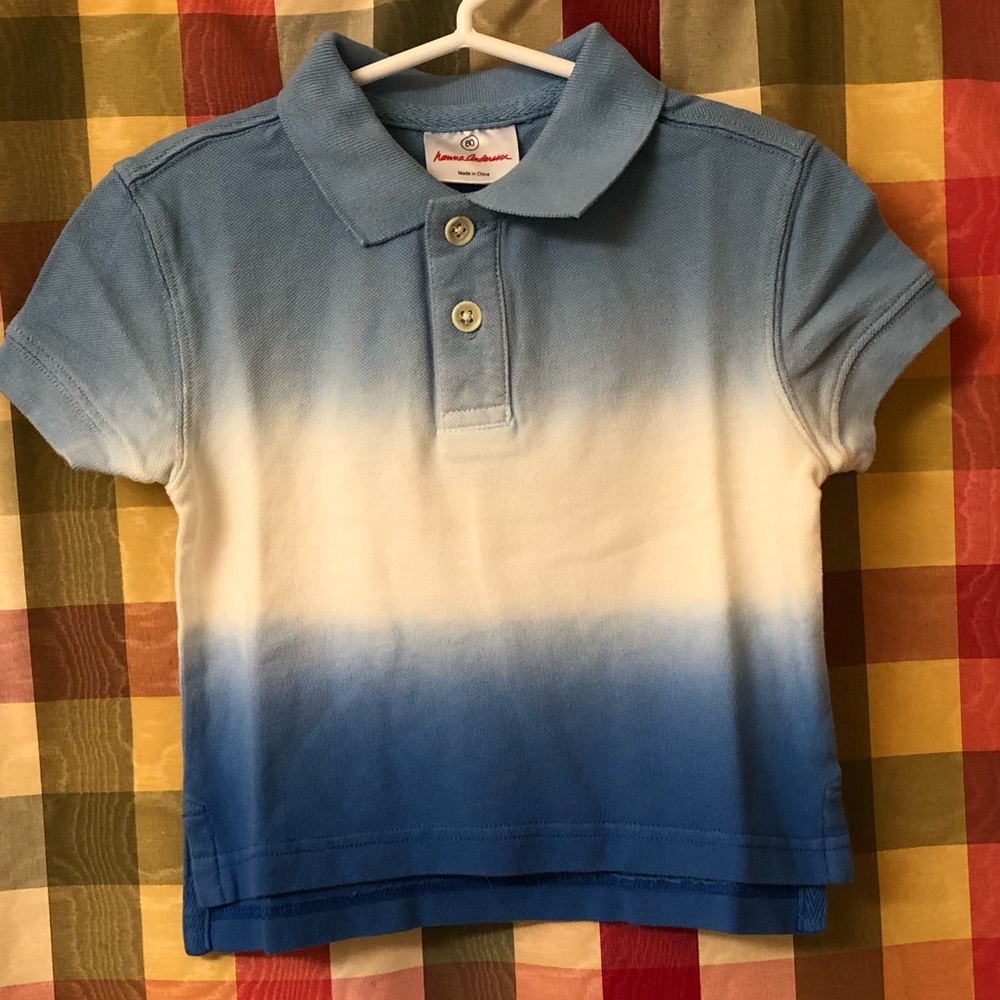 NWT Hanna Andersson size 80 polo shirt
